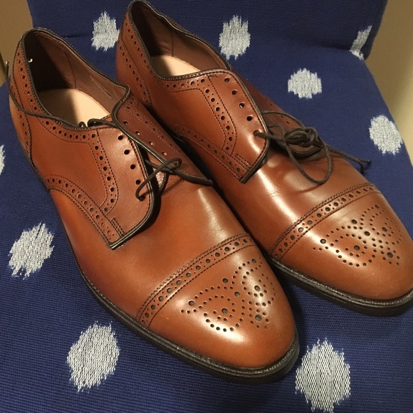 Brand New Allen Edmonds Sanford 11D Brown - Picture 3 of 7